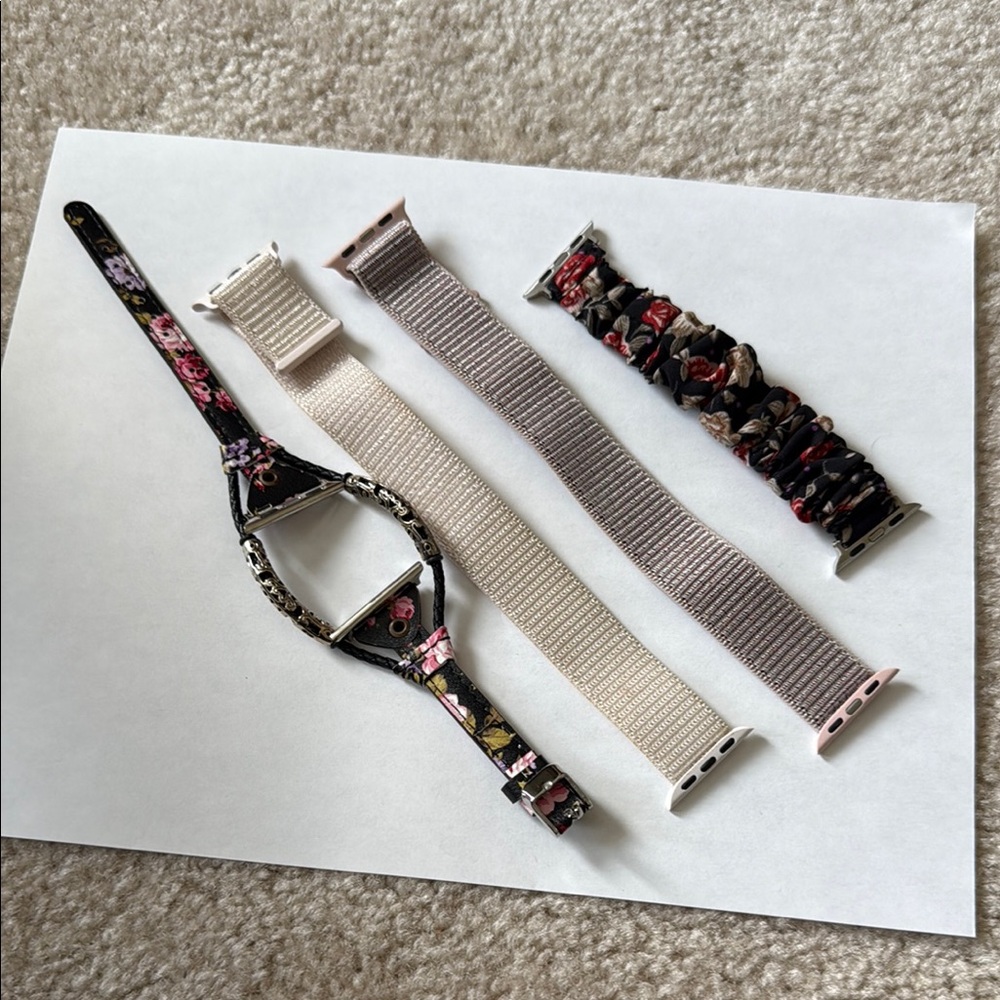 Apple Watch Band Collection - Floral and Neutral Tones